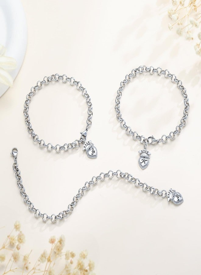 IEFWELL 2026 Graduation Gifts, Graduation Charm Bracelets Class of 2026 Bracelet Graduations Gifts Inspirational Gift for Women Bracelet Graduations Gift for Her(M) - Image 5
