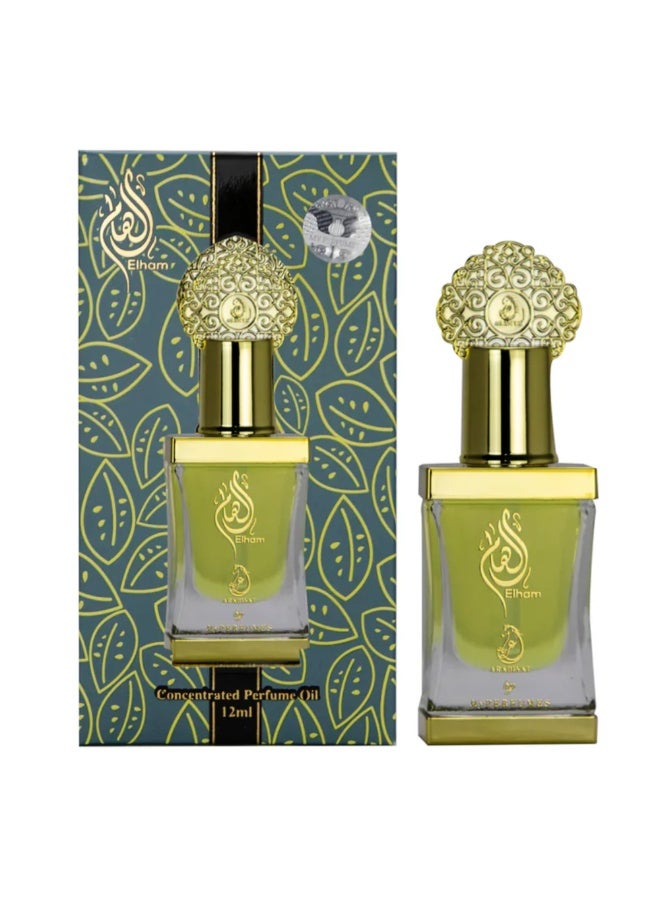 My Perfumes Elham from ARABIYAT Non Alcoholic Concentrated Perfume Oil or Attar for Men and Women 12ml - Image 1