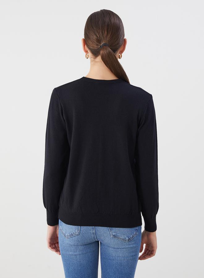 LC WAIKIKI V Neck Women's Knitwear Cardigan - Image 2