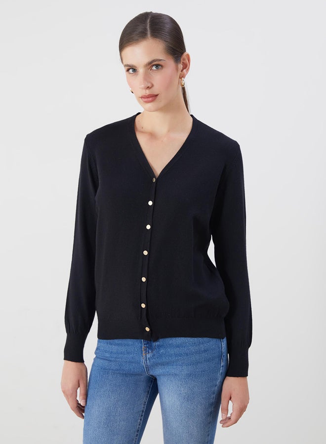 LC WAIKIKI V Neck Women's Knitwear Cardigan - Image 3