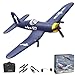 ANBURI RC Plane F4U Remote Control Airplane 24GHz 3 Channel Fighter with 6 Axis Gyro Stabilizer Easy to Fly for Adults Beginners - Image 2