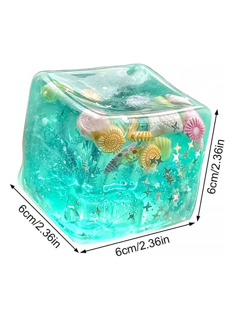 YOUGE Squishy Stress Relief Toy,Novelty Toys Realistic Squeezeable 3D Cartoon Character Figurine with Cube, Realistic Sandwich Design for Anxiety and Relaxation, Perfect Desk Accessory and Fun Fidget Toy for Adults, Ideal for Stress Relief - Image 4