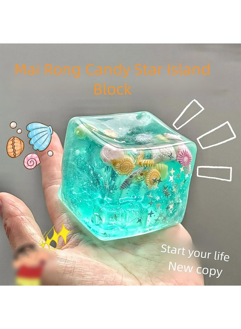 YOUGE Squishy Stress Relief Toy,Novelty Toys Realistic Squeezeable 3D Cartoon Character Figurine with Cube, Realistic Sandwich Design for Anxiety and Relaxation, Perfect Desk Accessory and Fun Fidget Toy for Adults, Ideal for Stress Relief - Image 5