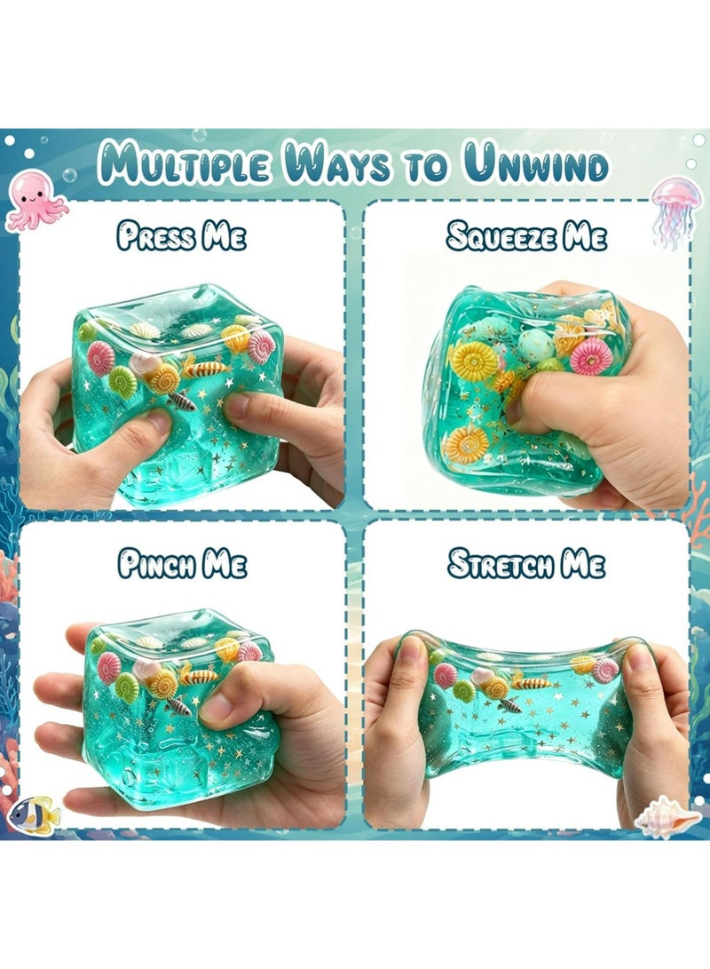 YOUGE Squishy Stress Relief Toy,Novelty Toys Realistic Squeezeable 3D Cartoon Character Figurine with Cube, Realistic Sandwich Design for Anxiety and Relaxation, Perfect Desk Accessory and Fun Fidget Toy for Adults, Ideal for Stress Relief - Image 3