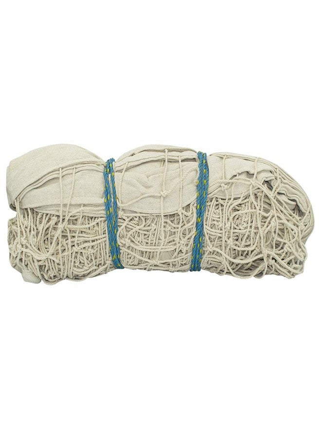 ترايامف شبكة كرة طائرة من القطن من ماركة Triumph Kay Kay مزودة بشريط قماشي على الجوانب الأربعة، مقاس 10 فتحات. - Image 2