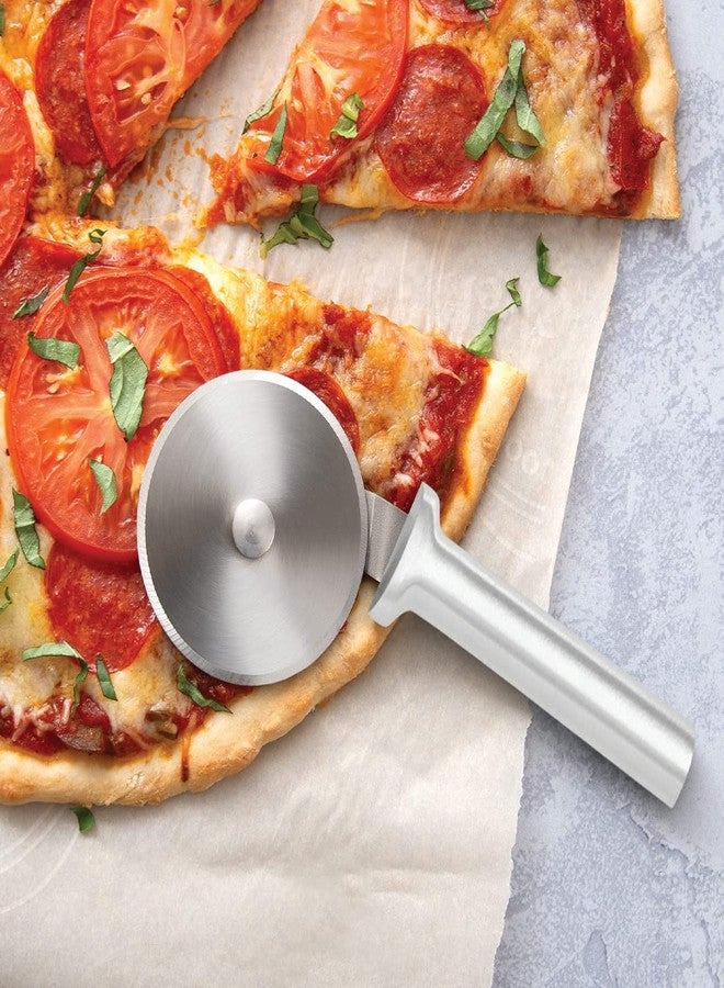 Rada Cutlery Pizza Cutter, Silver Handle, Pack of 2 - Image 4