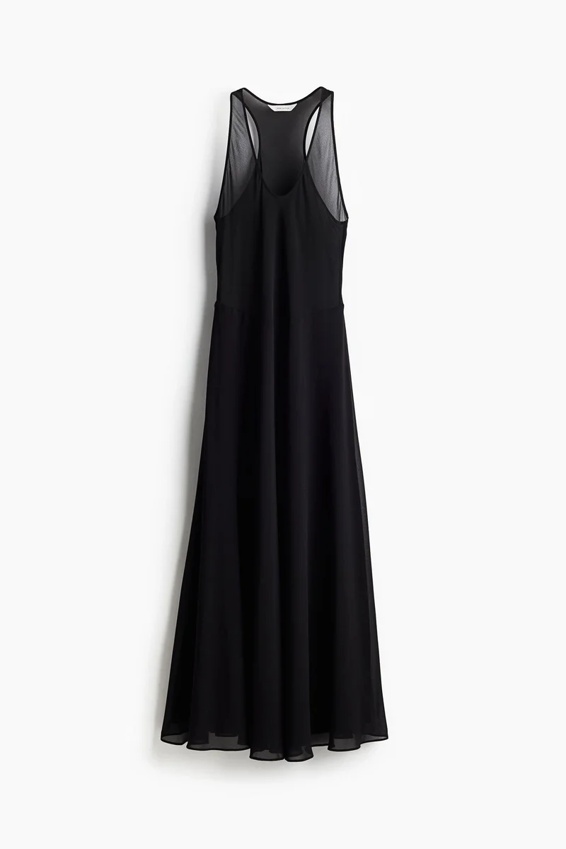 H&M Sleeveless chiffon dress
