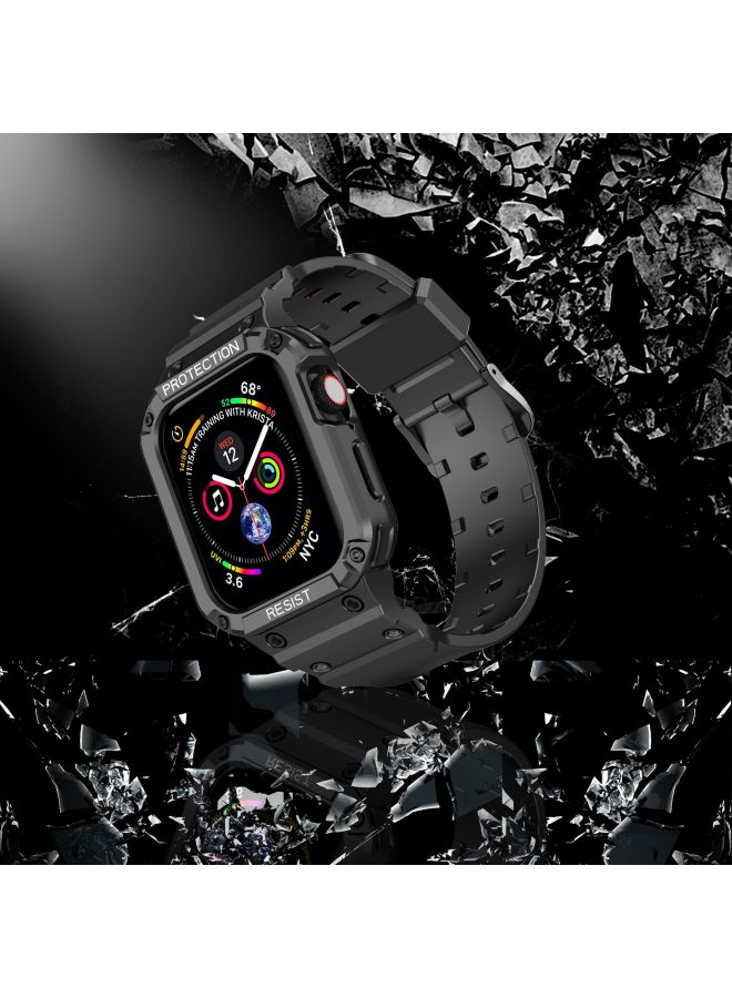 For Apple Watch Strap For Apple Watch765432 Generation All-in-One Strap TPU Solid Color Case Se Drop-Resistant-Color:Red-Exterior Dimension:38/40/41 General - Image 5
