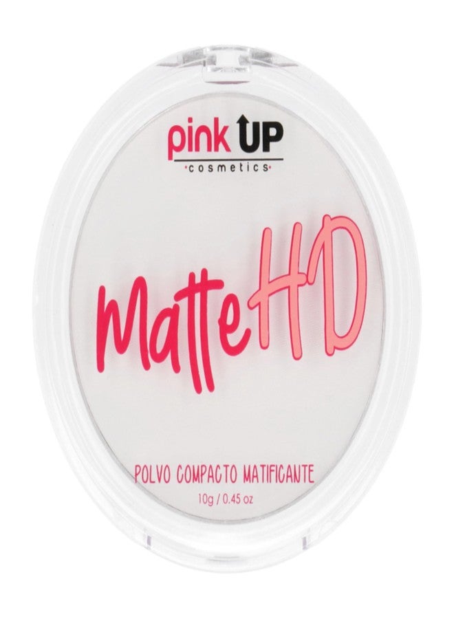 PINK UP Matte HD Compact Powder Mattifying| Make up| Setting Powder| Pressed Powder | Face Make Up| For Combination Skin|Controls shine on facial skin| Model PKHD - Image 1
