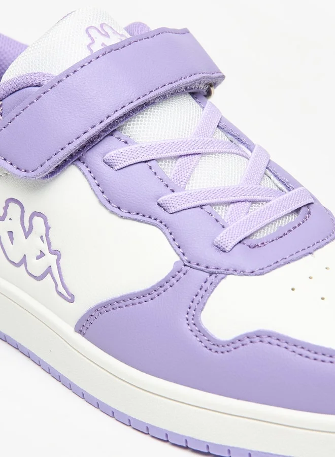 كابا Girls' Panelled Sports Shoes with Hook and Loop Closure
