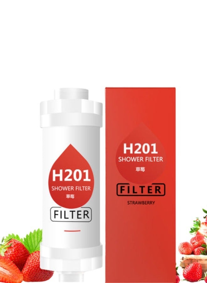 VITAMIN C SHOWER FILTER FOR HAIR FALL - WATER PURIFYING SHOWER HEAD FOR HEALTHY SKIN & HAIR - VITAMIN C INFUSER, HARD WATER SOFTENER, BEADED FILTER FOR BACTERIA REMOVAL - BATHROOM ACCESSORIES FOR HAIR LOSS PREVENTION & HYDRATION