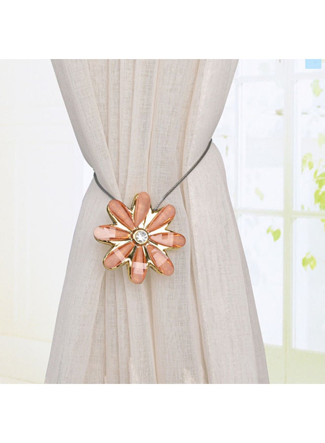 إسكدنيا إبزيم مغناطيسي مناسب للستائر وردي - Image 2