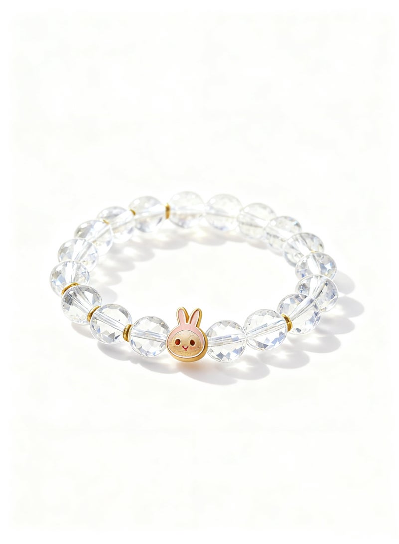 تشوميل سوار لابوبو الفاخر المُصمّم حسب الطلب والمرصّع بالكريستال الشفاف | مجوهرات نسائية راقية - مثالي للأناقة اليومية والهدايا الراقية (15-16 سم) - Image 2