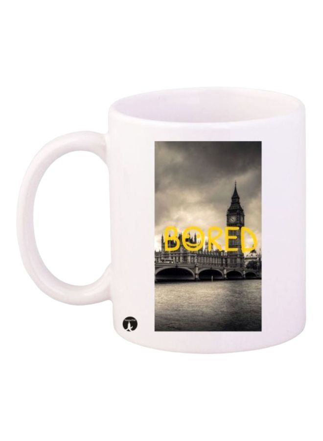RKN Sherlock TV Series Printed Mug White/Grey/Yellow - Image 2