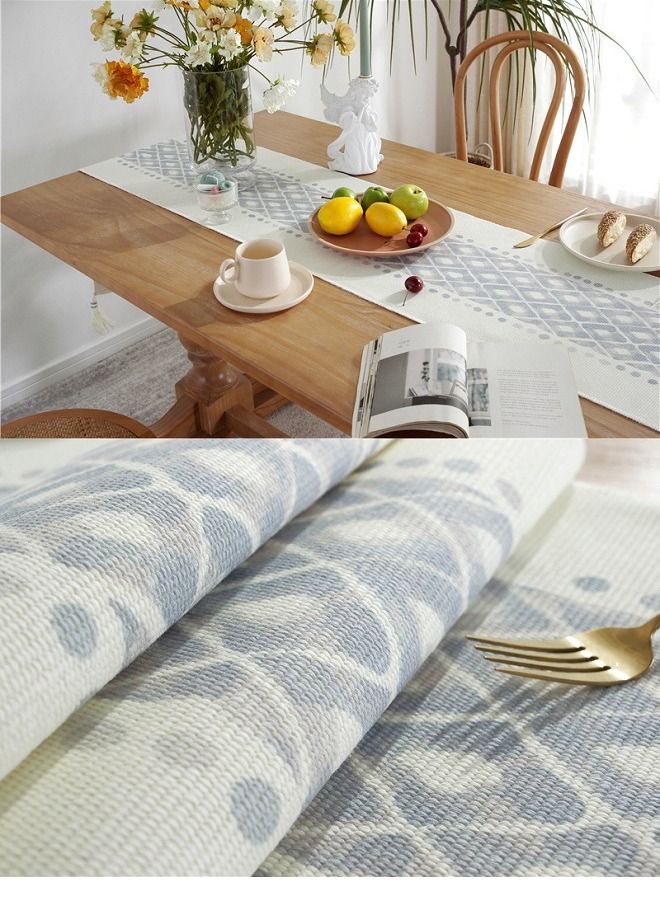 Vichy European Vintage Modern Printed Table Runner