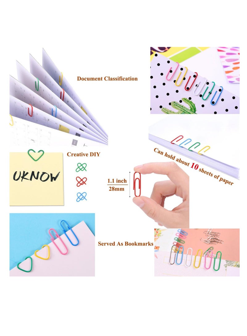 Terabyte Heavy-Duty 29mm Assorted Color Paper Clips - 200 pcs with Storage Box | Home, School, and Office Supplies for Organizing Files and Documents - Image 5