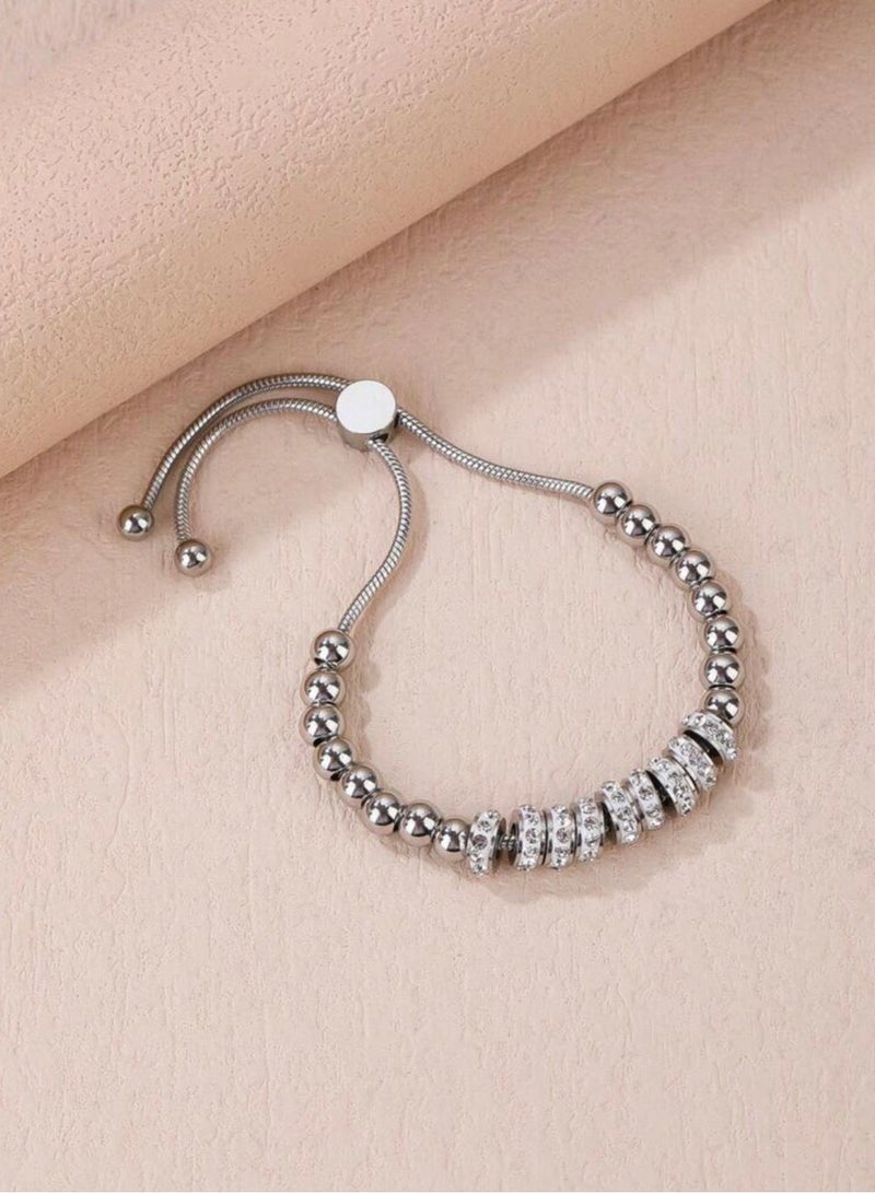 NEW STYLE Elegant Silver Plated Bracelet For Women - Image 1
