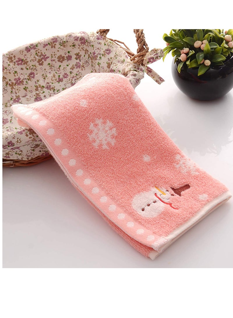 Excefore Multi-color Washcloths Set, 100% Soft Newborn Baby Face Towel, Registry Squares Set, Baby Face Reusable Cleaning Towel as Shower Gift,  for Sensitive Skin, 3 Packs, 25x50cm - Image 5