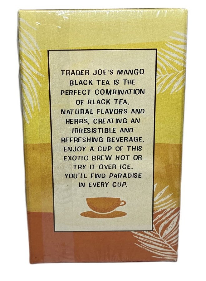ترايدر جويز شاي المانجو الأسود من Trader Joe's (عبوة من 3 أكياس) - Image 3