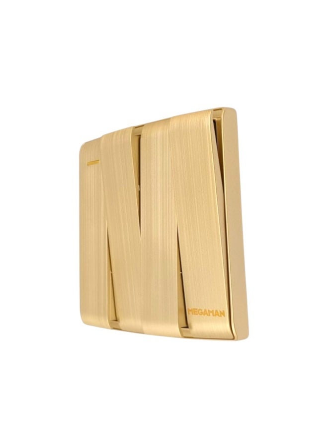 Megaman Switch 4Gang 2Way 10Amp  - Gold - Image 2