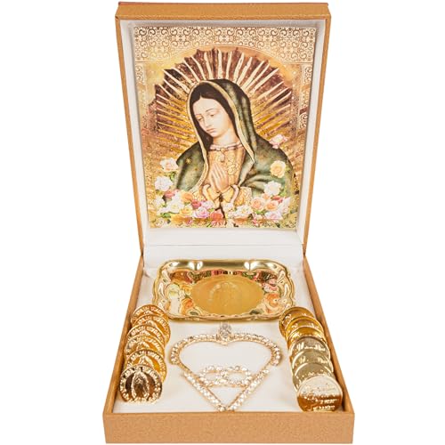Nuestra Fe Arras para boda catolica Handmade in Mexico Arras de boda catolica perfect for lazo para boda catolica monedas de boda mexican arras wedding coins catholic arras wedding lasso - Image 1