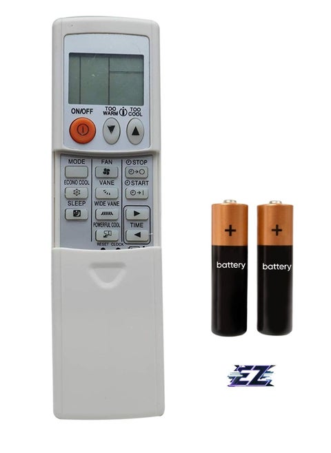 Air Conditioner Remote Control Compatible with Mitsubishi Split AC (AC-56A) – Battery Included
