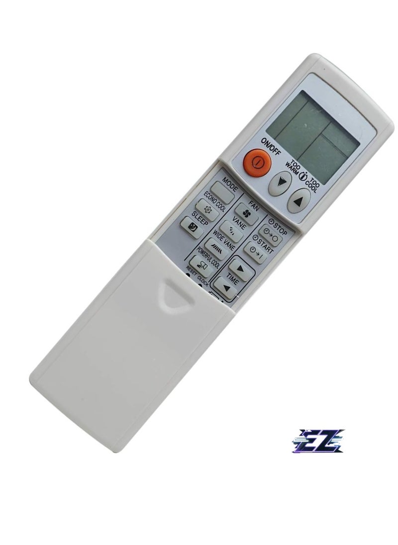 Air Conditioner Remote Control Compatible with Mitsubishi Split AC (AC-56A) – Battery Included