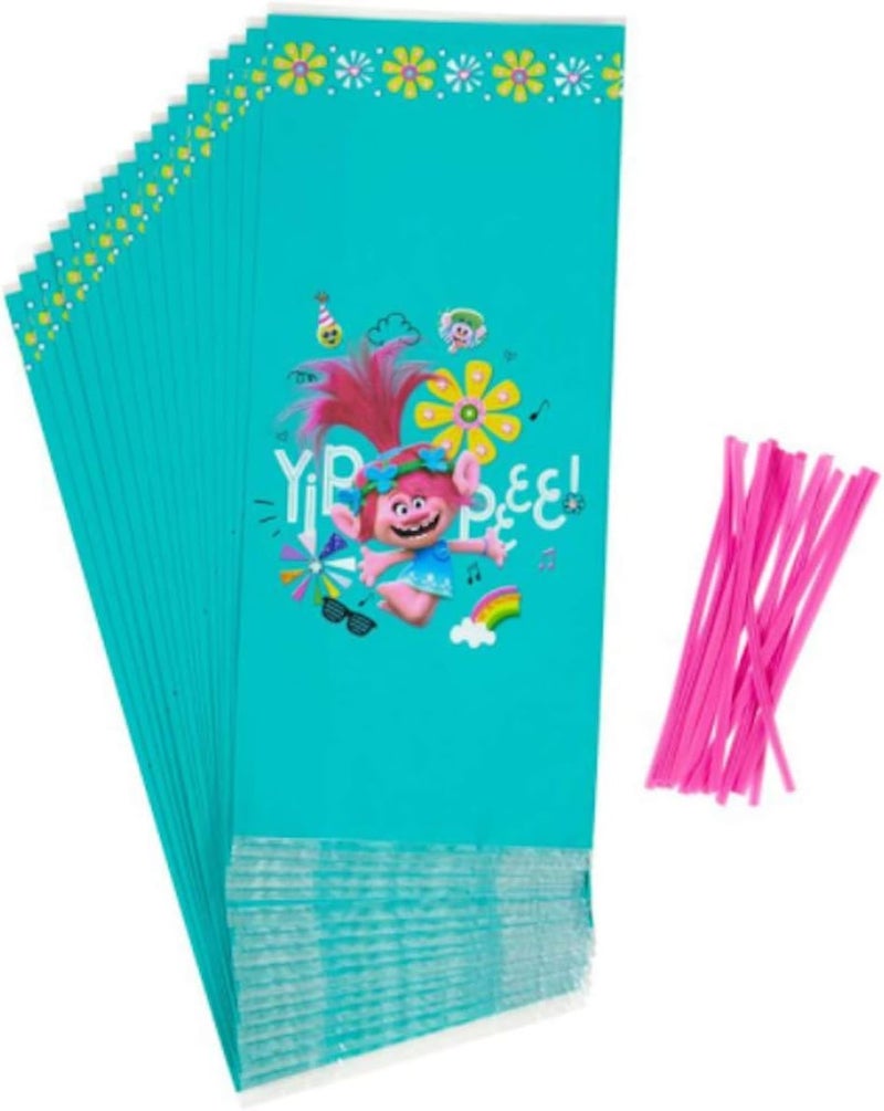 Wilton Trolls Cello Treat Bags 16ct - Image 2