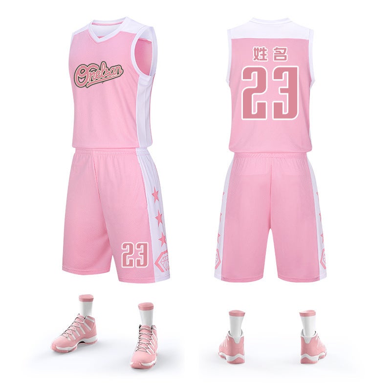 Adult And Children'S Basketball Uniform Suit Casual Training Game Quick-Drying Student Team Uniform Printable Vest Jersey - Image 5