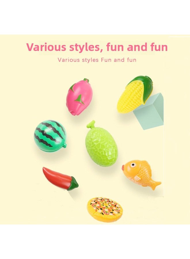 Children's Play House Artificial Fruit And Vegetable Shape Cut And Play Kitchen Artificial Mini Model Toy-Specifications:VegetaBle Cutter Section B - Image 5