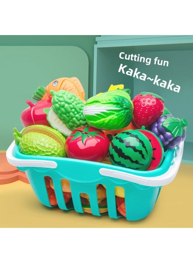 Children's Play House Artificial Fruit And Vegetable Shape Cut And Play Kitchen Artificial Mini Model Toy-Specifications:VegetaBle Cutter Section B - Image 3