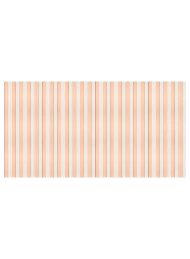 Meri Meri Peach Stripe Tablecloth