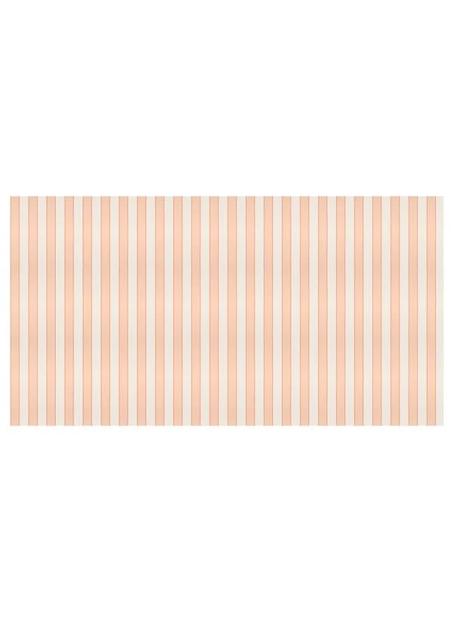 Meri Meri Peach Stripe Tablecloth
