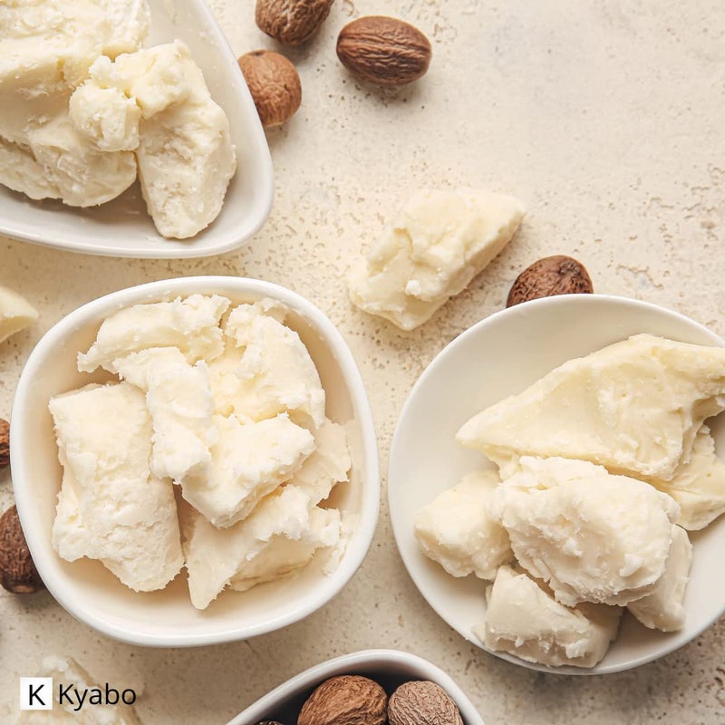 Kyabo New Pure African White Ivory Shea Butter 5Lbs Premium 100% Natural Virgin RAW Organic Grade A Unrefined Ghana Skin Beauty Care Face Body Hair Scalp Non GMO Natural Karite Organics - Image 4