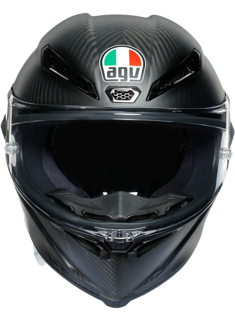AGV AGV Pista GP RR Mono Carbon Motorcycle Helmet Glossy Black - Image 4