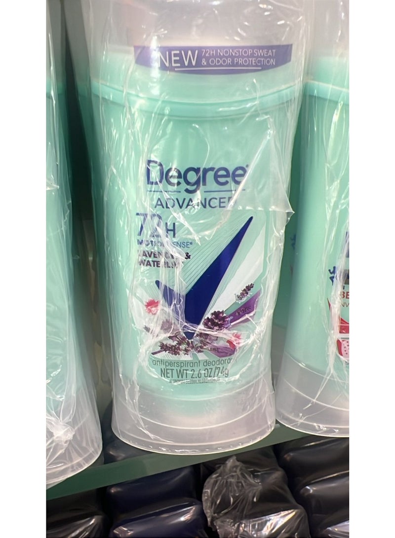 Degree Antiperspirant Deodorant 72-Hour Sweat and Odor Protection Lavender and Waterlily Antiperspirant for Women with MotionSense Technology 2.6 oz 4 - Image 2