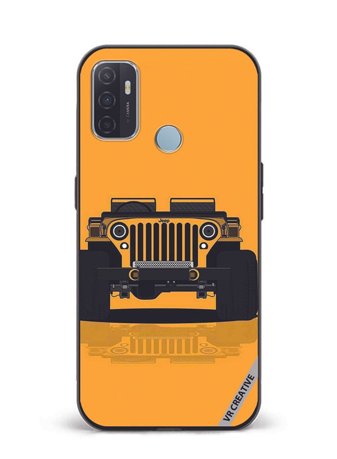 VR CREATIVE Protective Case Cover For Oppo A53 Jeep Design Multicolour - Image 1