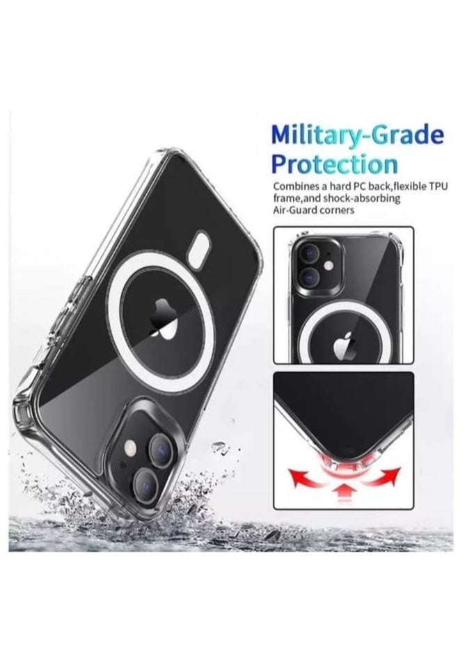 Raxoom Iphone 14 Pro Case with Magnetic Ring Compatible with Mag-Safe Accessories, Slim Fit, Anti-Yellowing Shockproof Protective Case for Iphone 14 pro  - Image 4