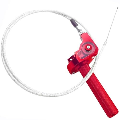 VUOZIP Throttle Grip Motorcycle 22mm CNC Aluminum Quick Twister with Throttle Cable CRF50 70 110 IRBIS 125 250 Dirt Bike Motorcycle Accessorie (Red) - Image 1