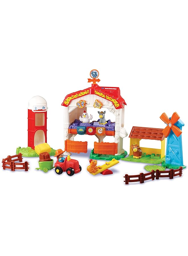 vtech Learn And Grow Farm Farm Toys With 2 Modes Of Play Educational Toy With Farm Animals Baby Music Toy With Sounds And Phrases Toddler Learning Toys For Language Development Ages 1 To 5 Years - Image 1