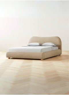 Bed and Mattress Zone Heart Heaven Premium Fabric Bed 200x150 Queen Size  - Image 1