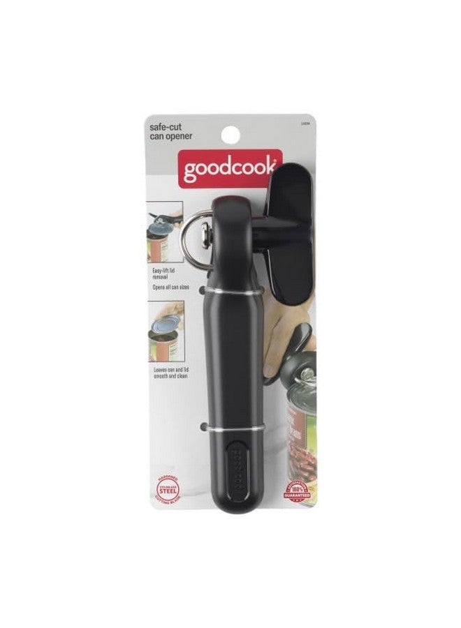GoodCook Good Cook Can Opener, Safe Cut Manual Can Opener, no Sharp Can Edges, Black - Image 4