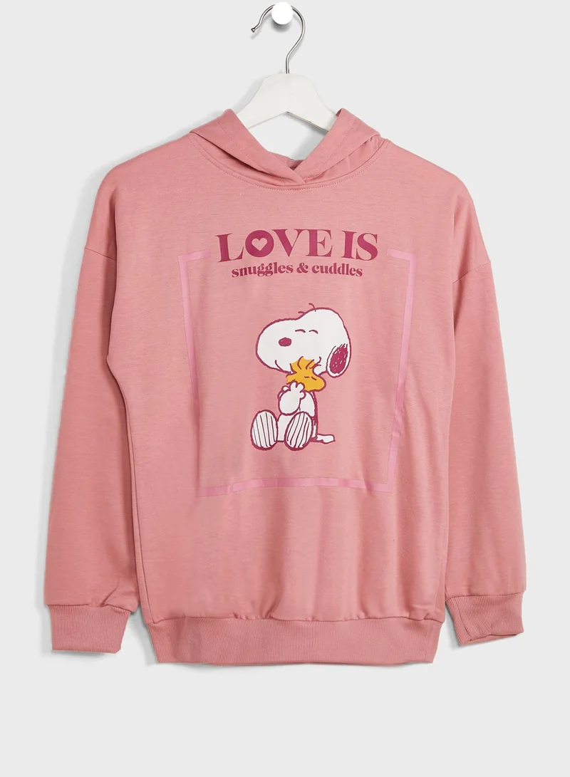 Peanuts Youth Snoopy Hoodie