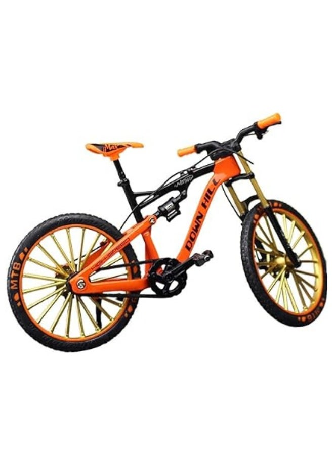 Lukadah Lukadah Miniature Alloy Racing Cycle Finger Bicycle Toy A Model Craft Decoration for Bicycle Enthusiasts. Funny Gift Idea Classic Art Decoration Ornaments for Home Office Décor (Style B)  - Image 1