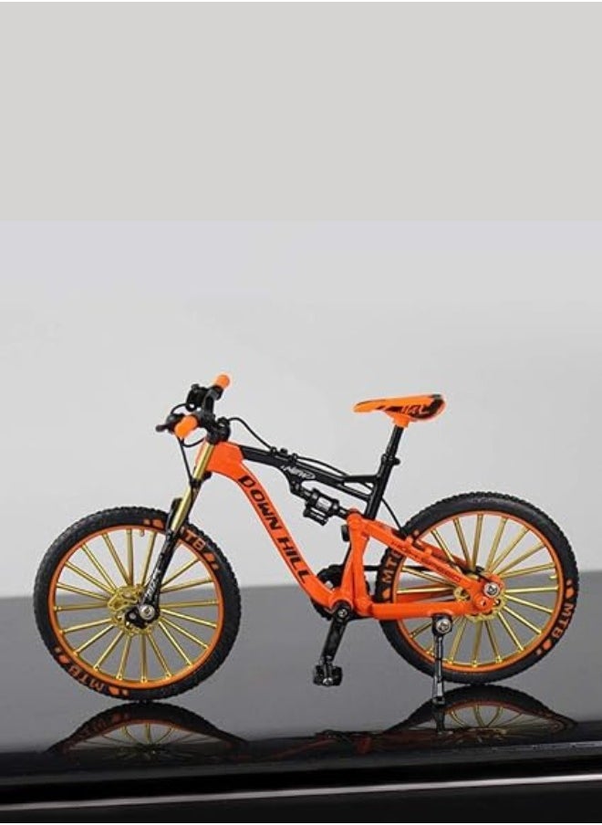 Lukadah Lukadah Miniature Alloy Racing Cycle Finger Bicycle Toy A Model Craft Decoration for Bicycle Enthusiasts. Funny Gift Idea Classic Art Decoration Ornaments for Home Office Décor (Style B)  - Image 4