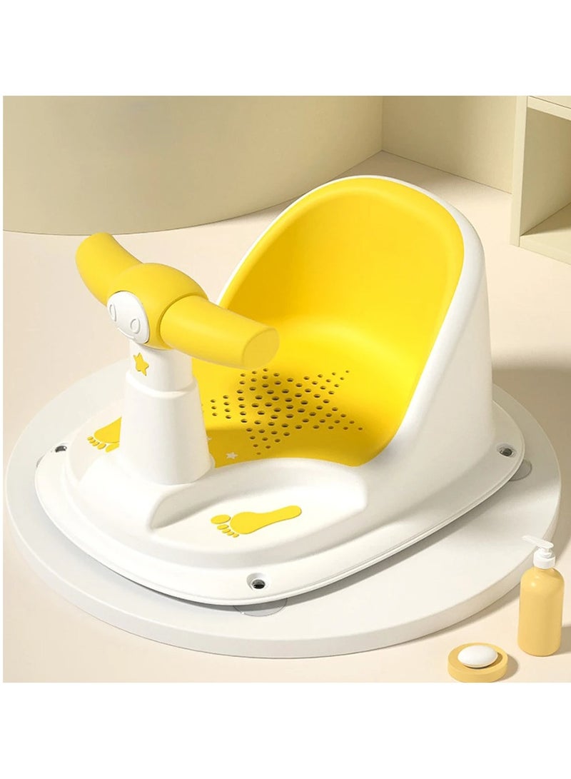 مقعد حمام الطفل مع مقابض مصاصة - Image 1