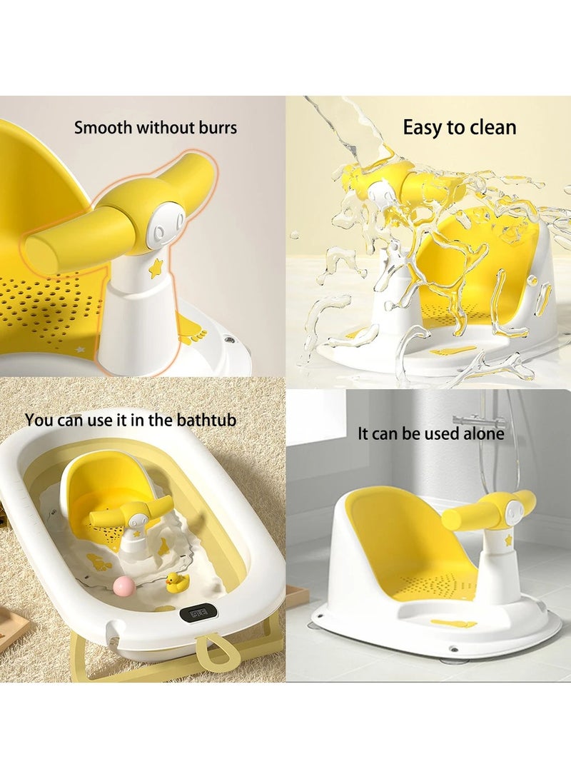 مقعد حمام الطفل مع مقابض مصاصة - Image 3