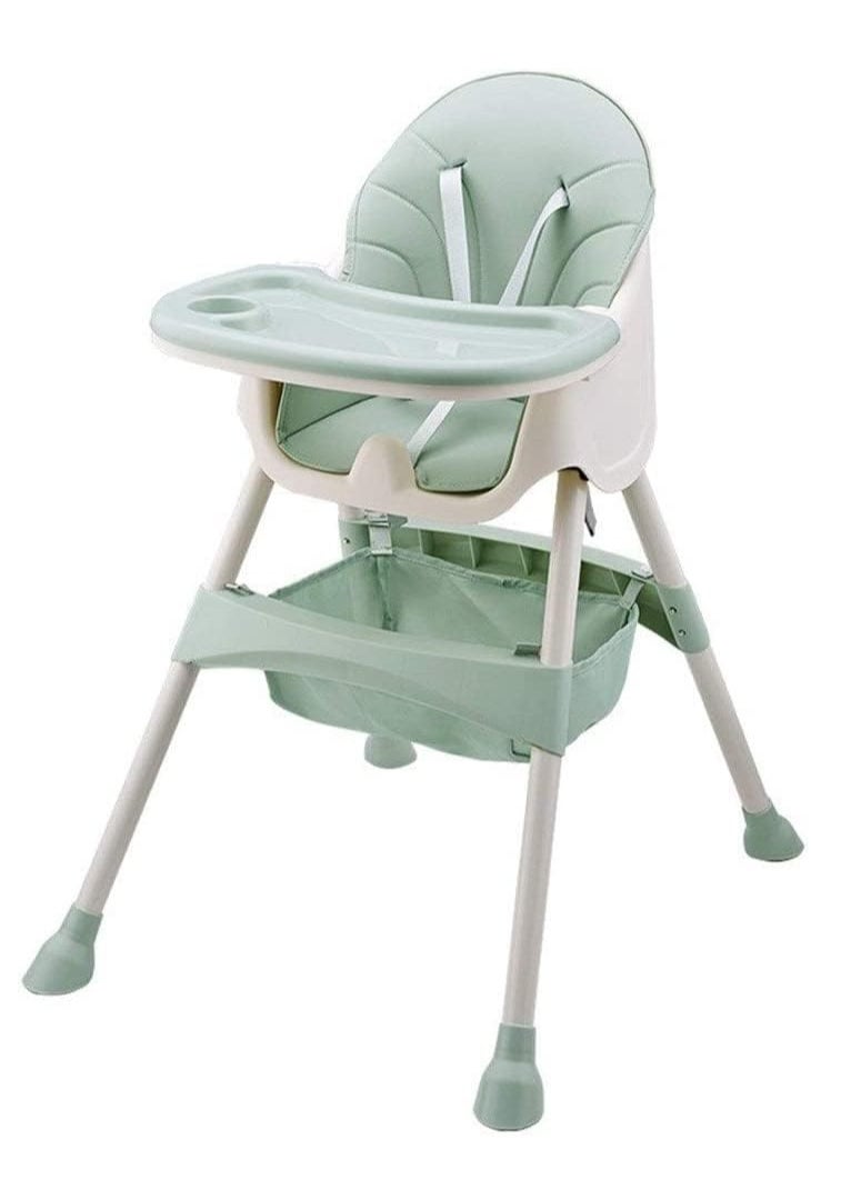 Baby High Chair with Adjustable Legs|Convertible Compact|Light Weight Highchair