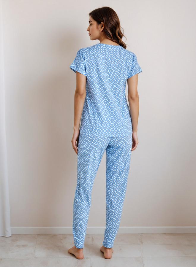 سبلاش فيڤ طقم بيجاما تي شيرت وبنطلون - Image 3