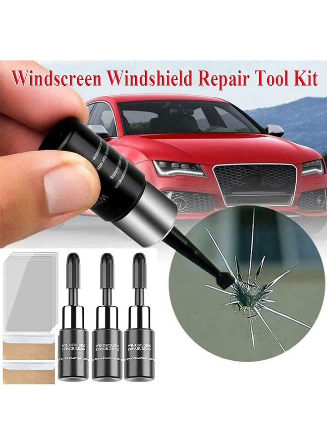 BOLMQHTS Windshield Repair Kit, Windscreen Repair Resin Kit, Auto Glass Crack Repair Kit (3Pack) - Image 3